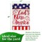 G128 Garden Flag God Bless America USA Flag Accent | 12x18 Inch | Printed Blockout Polyester - Patriotic Decoration